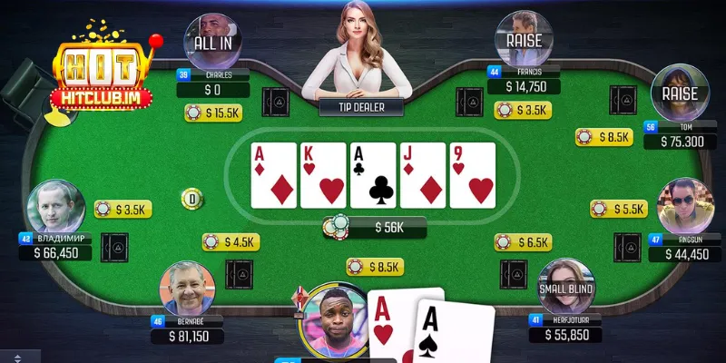 Bài Poker Hitclub – Trò Chơi Bài Đỉnh Cao Dành Cho Người Mê Cá Cược 3 Bài poker luôn được người chơi ưa chuộng